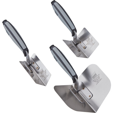 Ragni RSICTP Internal Corner Trowel Japanese Stainless Steel 3 Piece Set