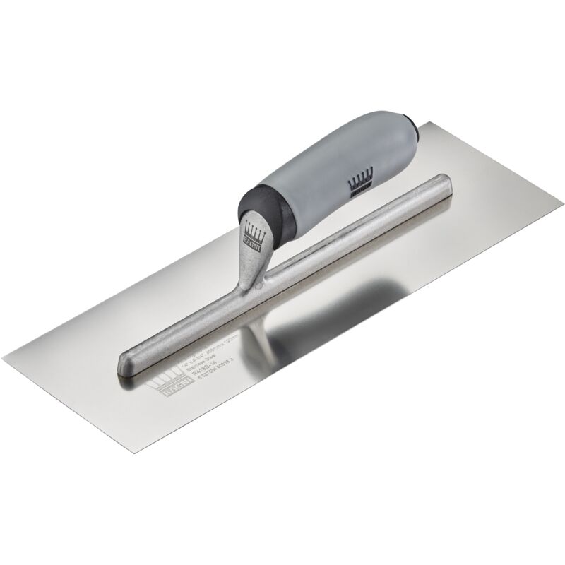 Ragni - R418S-14 Stainless Steel Plasterers Finishing Trowel Close Lift 14 Inch