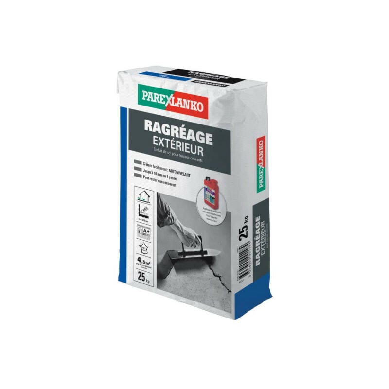 Parexlanko - Ragréage extérieur convient jusqu'à 4m² environ - 25kg - 02768