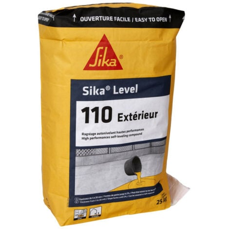 Ragréage hautes performances autonivelant extérieur - SIKAFLOOR - 110 EXTÉRIEUR LEVEL - Gris - 25kg