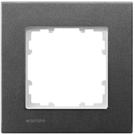 Rahmen 1 Element 90x90mm in Metallic-Carbon  Siemens Delta MIRO 5TG11112