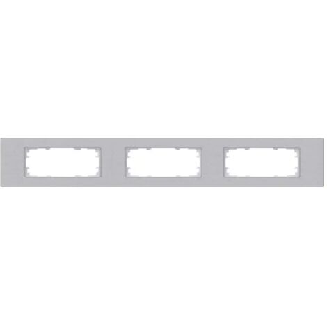 Rahmen 3 Elemente 232 x 90 mm aus Metallic-Aluminium Siemens Delta MIRO 5TG11131
