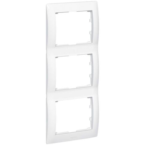 Rahmen 3 Elemente vertikal weiß Galea Life LEGRAND 771007