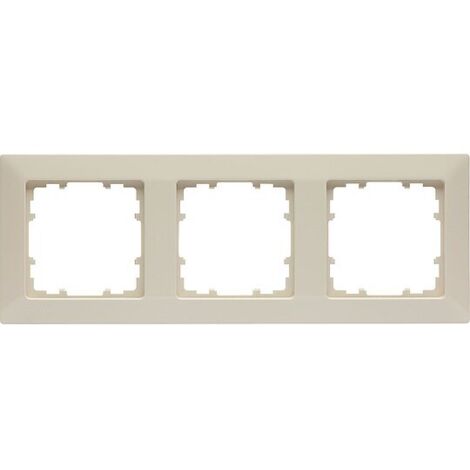 Rahmen 80-mm-Maß 3-fach, 222 mm x 80 mm elektroweiß