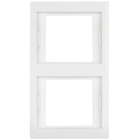Rahmen für 2-Element-Mechanismus der Serie „Berker K1“ IP20 151,5x87x10mm polarweiße Farbe