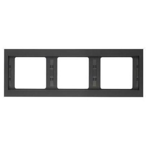 Rahmen für 3-Element-Mechanik aus der Serie „Berker K1“ IP20 8,05x22,9x1cm polarweiße Farbe