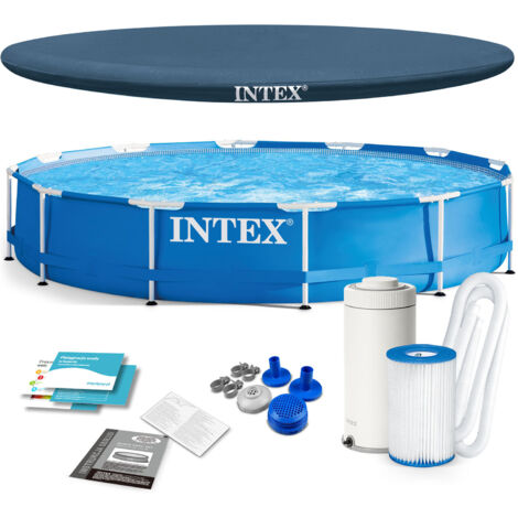 Rahmen-Gartenpool 366 x 76 cm 10 in 1 INTEX 28212