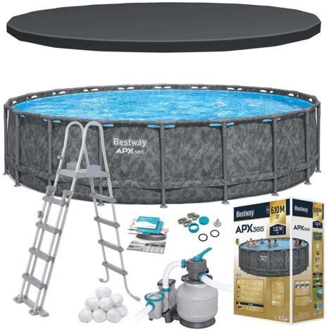 Rahmen-Gartenpool 671 x 132 cm 11-in-1 Bestway 561JZ