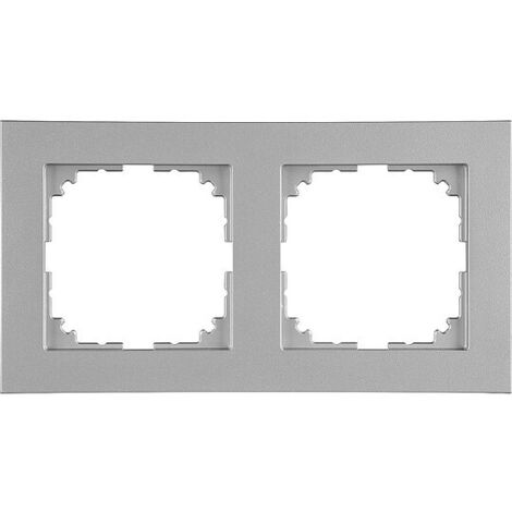 Rahmen Merten M-Pure 2-fach, Aluminium