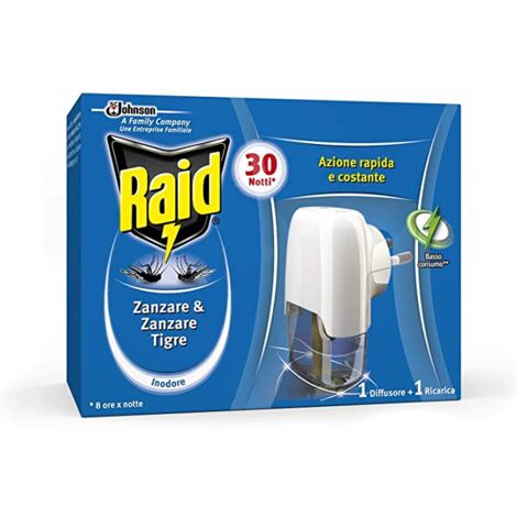 RAID DIFFUSORE PIÙ RICARICA LIQUIDO 30 NOTTI