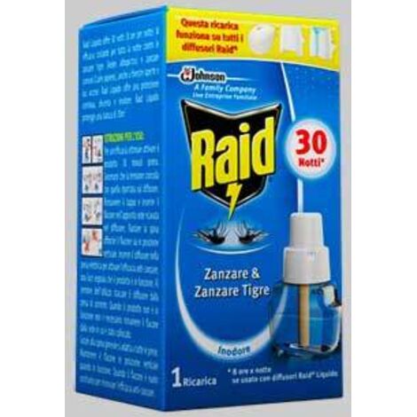 RAID RICARICA LIQUIDA ANTIZANZARE - JOHNSON
