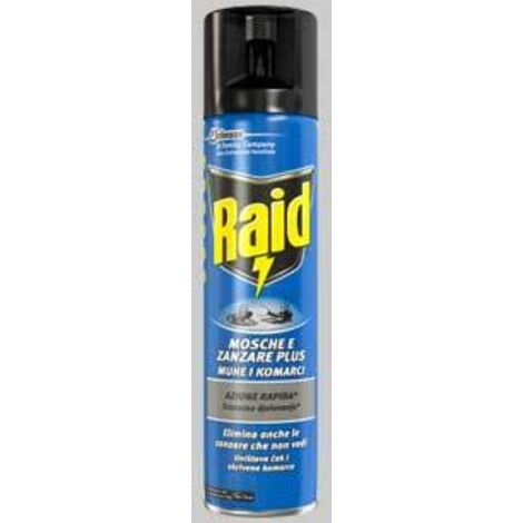 RAID SPRAY MOSCHE E ZANZARE 400 ml - JOHNSON