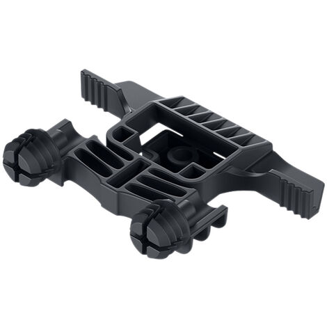 Raidisseur de façade - Décor : Anthracite - Entraxe : 32 mm - Matériau : Plastique - Version : A enfoncer - HETTICH