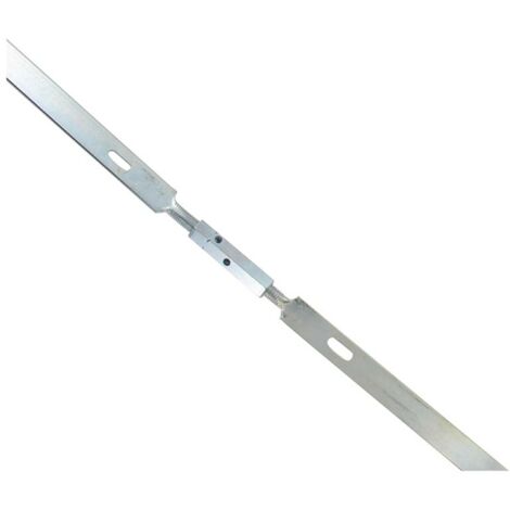 Raidisseur porte - Acier zingué blanc - Ajustable - 1870mm - SECURY-T