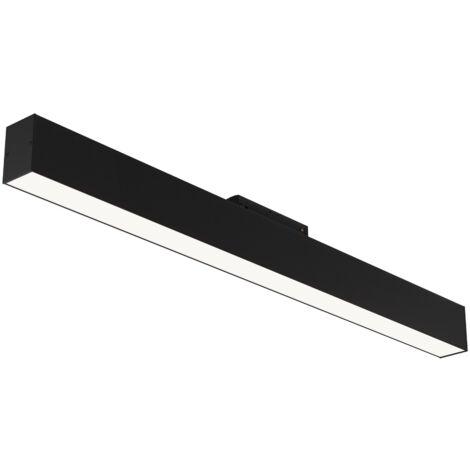 Rail 2 circuits linéaire LED 20W 4000K noir Maytoni