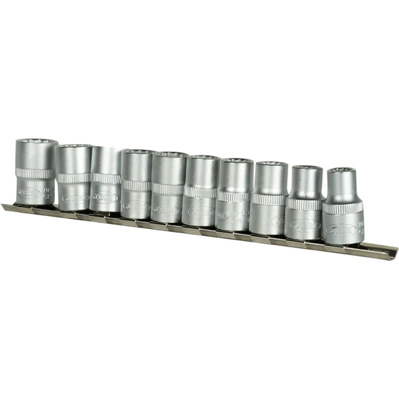 JBM - Jeu de clés à douille 1/2' 12 côtés 52716