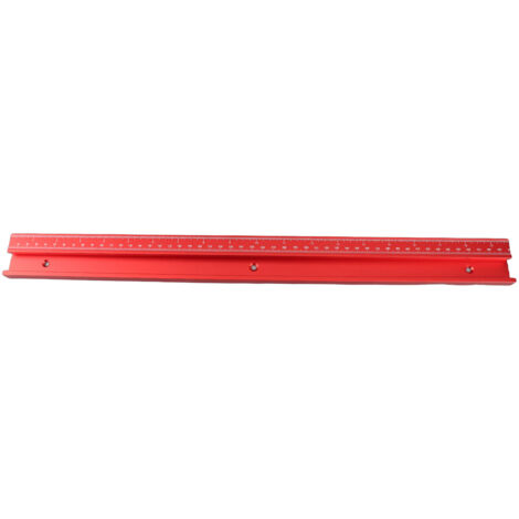 Rail à rainure en T avec échelle 45, alliage d'aluminium pour table de toupie, scies circulaires et scies à ruban