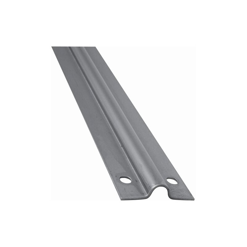Rail pour portail coulissant à visser au sol - Gorge Ronde de 16mm - Longueur de 3000mm, largeur de 56mm et épaisseur de 2,5mm - En Inox 304 Deco Fer