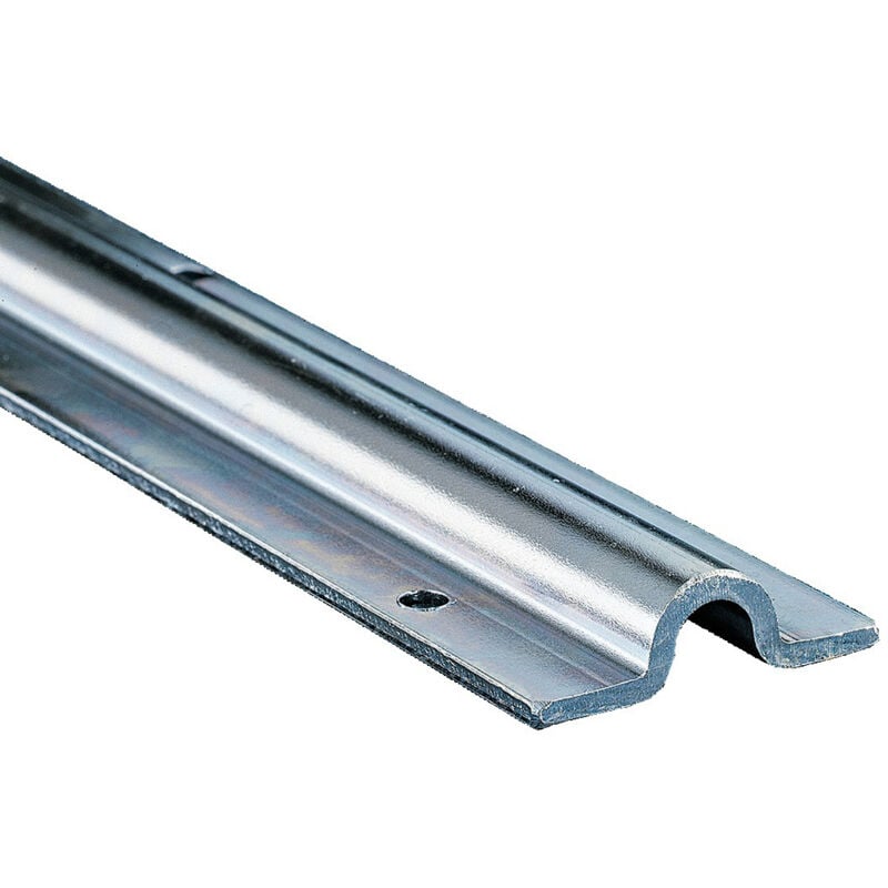 Rail à visser pour galet gorge ronde diamètre 19mm largeur 80mm longueur 3m Comunello 289G-MAX-Ø19.5-Sp3