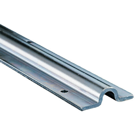 Rail à visser pour galet gorge ronde diamètre 19 largeur 55 longueur 3m - SELECTION SOBRICO -