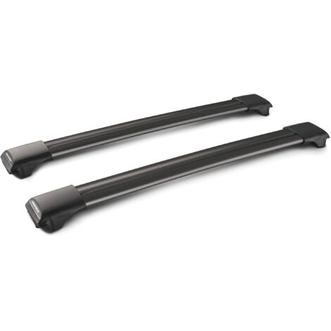 Rail Black, coppia barre portatutto in alluminio - 97 cm