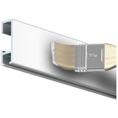 Rail cimaise Artiteq Click Rail - Blanc (Peut être peint) - 0.9 - Blanc (Peut être peint)