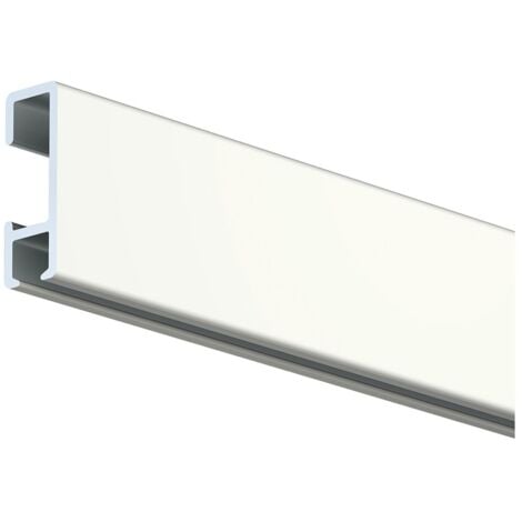 Rail cimaise Artiteq Click Rail - blanc laqué (RAL9010) - 0.9 - blanc laqué (RAL9010)