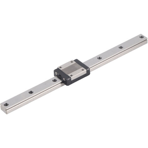 Rail coulissant linéaire MGN15 pour équipement d'automation industrielle, guidage précis 250mm.