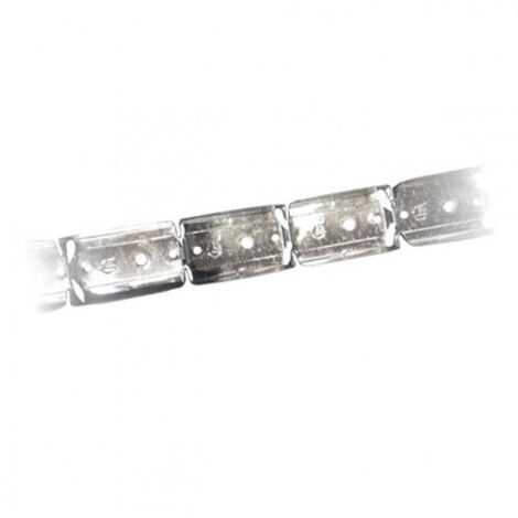 Rail courbe métallique 50 type U pour cloison – longueur 20 m - SEMIN