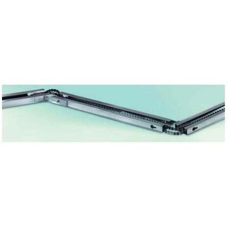 Rail court, courroie souple dentée pour moteur course 2350mm en 3 parties Berner