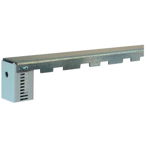 Rail de couverture L.1010mm, finition galvanisée, pour support ou étagère murale, 1 pièce