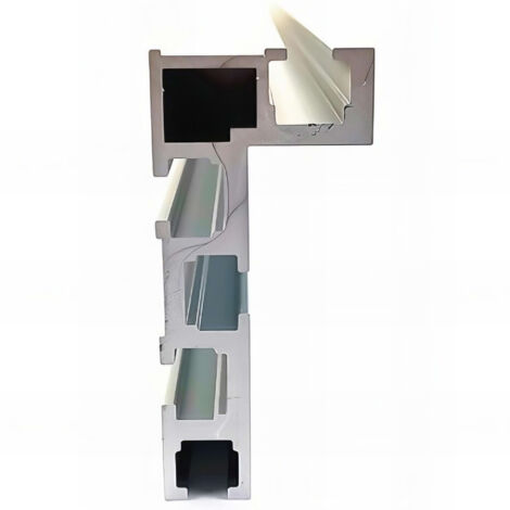 Rail de guidage à butée réglable L. 800 x H. 75 mm