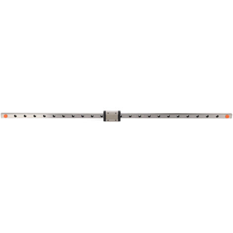 Rail de guidage de mouvement linéaire en acier, 600mm, roulement de charge élevé, positionnement précis, curseur à faible Friction avec