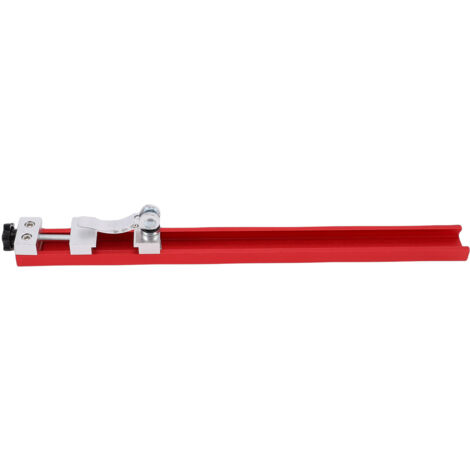 Rail de guidage de scie circulaire réglable, 360mm, positionnement en alliage d'aluminium pour Base de Machine de découpe, double verrouillage