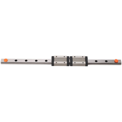 Rail de guidage linéaire de 300mm avec 2 blocs coulissants, guide de mouvement MGN12H pour imprimante 3D, Machine CNC