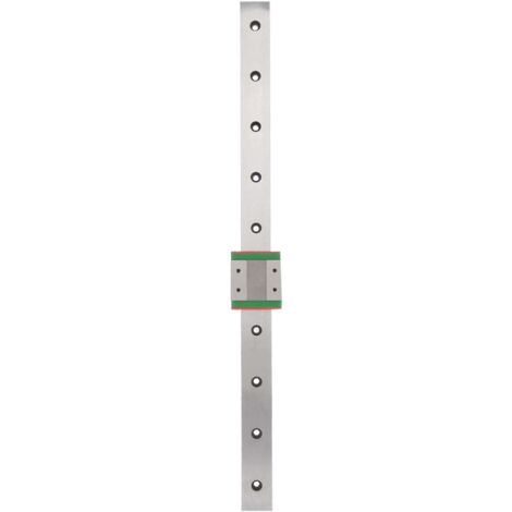 Rail de guidage linéaire en acier inoxydable, bloc coulissant élargi MGW12C-400-1R pour équipement automatique