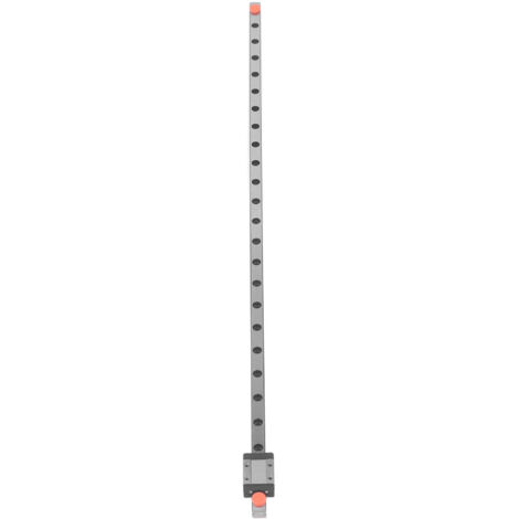 Rail de guidage linéaire miniature en acier avec chariot pour équipements miniaturisés, 500mm