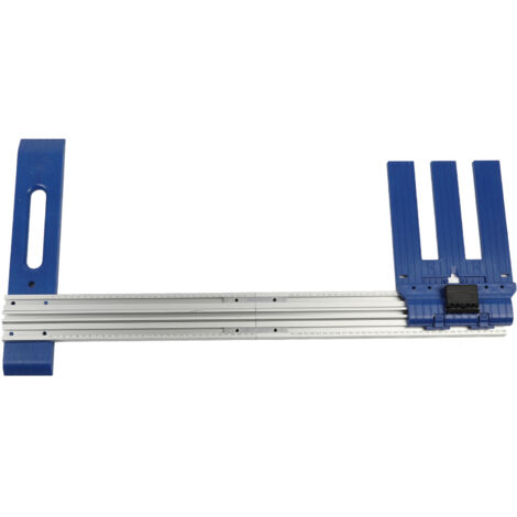 Rail de guidage multifonctionnel en alliage d'aluminium pour scie circulaire, idéal pour le travail du bois et le menuisier.