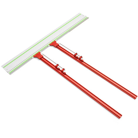 Rail de guidage universel en aluminium 1200mm – Système de guidage parallèle – Compatible Festool et Makita – Coupes précises – Drillpro