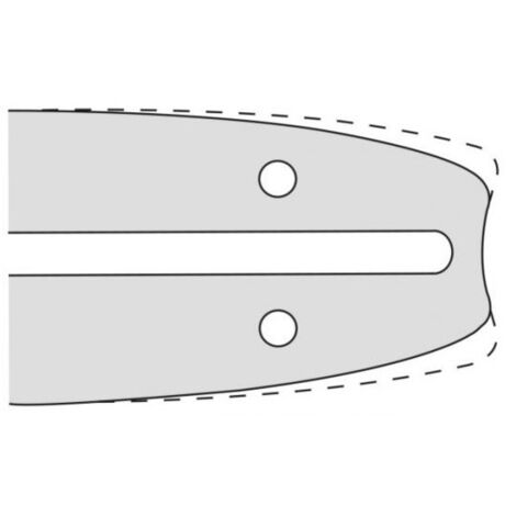 Rail de guidage pour tronçonneuse 210-246 15'' 38 cm .325'' 64 1 3 mm