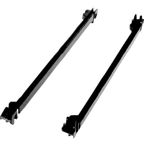 Rail de guidage Proma 138022 plastique noir (L x l x H) 145 x 9.8 x 15 mm 1 pc(s) S52760