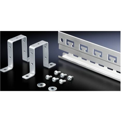 Rail de montage perforé, profilé C Rittal 2388.650 aluminium 1 pc(s) Y048451