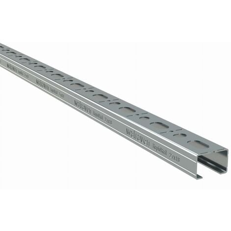 Rail de montage RapidRail - 27 x 18 mm 2 mètres GS - WALRAVEN - 650527182