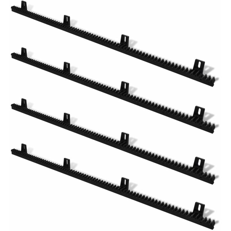 

Rail de nylon de 4 piezas para abrepuertas deslizante