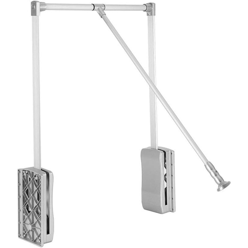 Rail de penderie réglable pour garde-robe, systèmes de penderie (830-1150 mm)