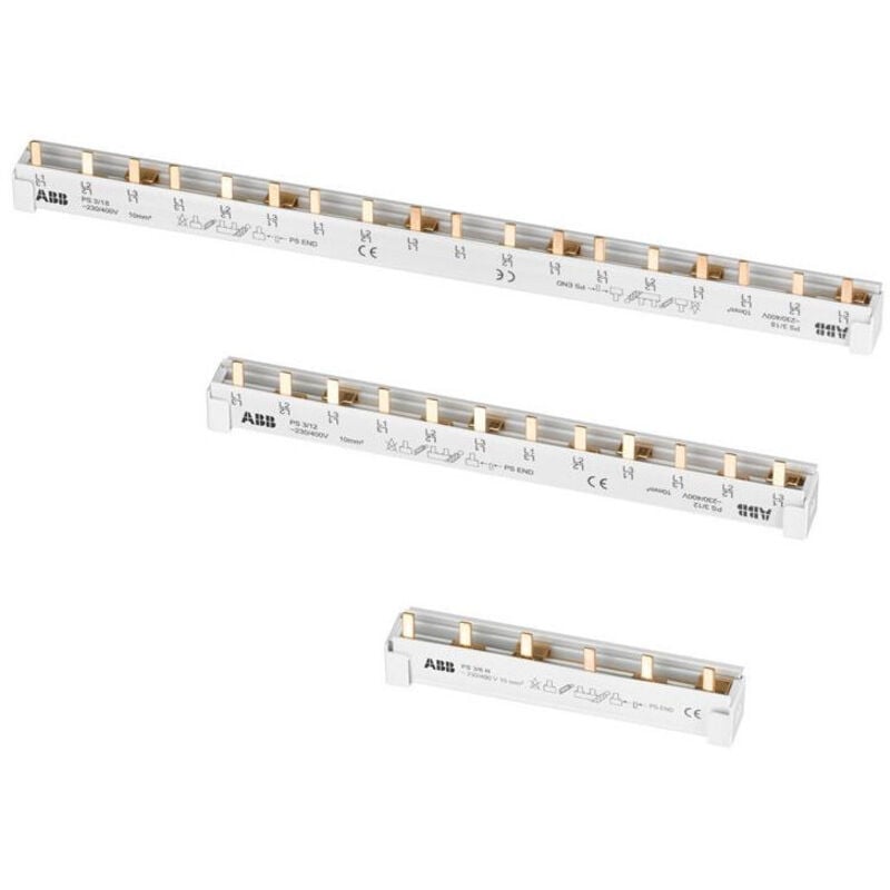 ABB - 2CDL230001R1060 Rail de phase Nbr de rangées 3 3 pôles 10 mm² 1 pc(s)