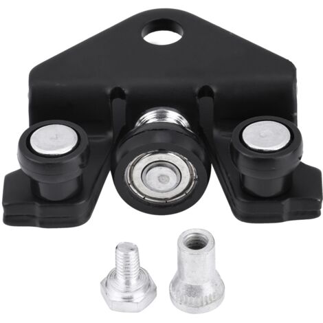 Rail de Porte Coulante pour Renault Trafic 2000-2010 - Guide en Métal Noir/Silver - Pièce 7700312012 - Kit de 1 Roulette Haute Performance