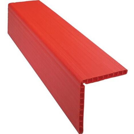 Rail de protection des bords, 190x190x19 mm, longueur 1,00 m