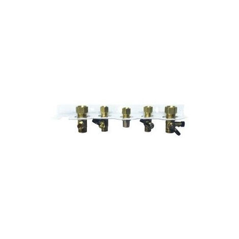Rail de raccordement ecoGAS 30/36 kW, 45/36 kW, avec raccord gaz DN 20 MHG