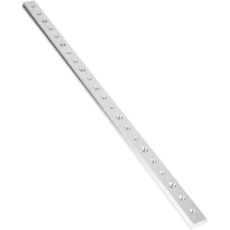Rail de Rainure Type T Gabarit Rainure en T à Onglet Rainurée T-slot en Alliage d'Aluminium T-Slot pour Table de Routeur de Scie Outil de Travail du Bois (450mm)